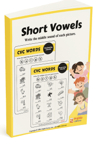 Short Vowels Write the Middle Sound of each Picture